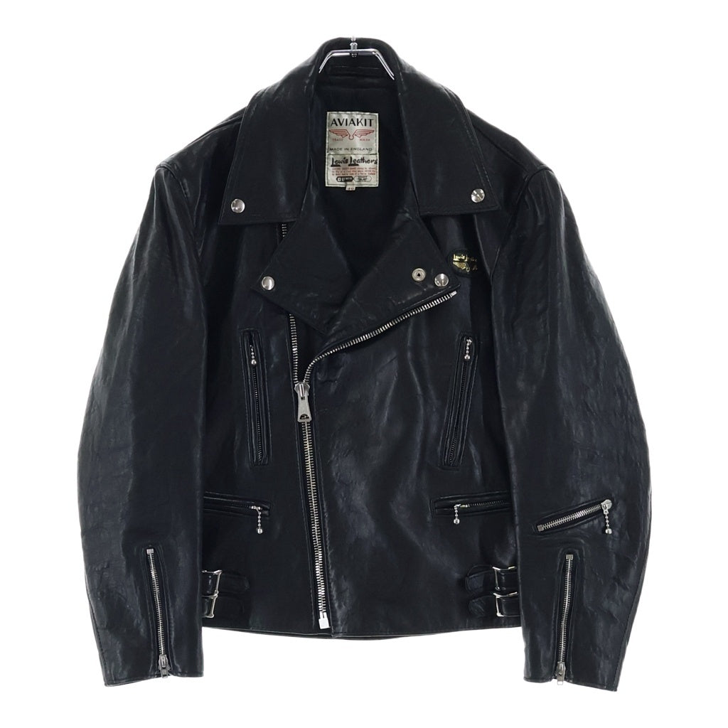 Lewis Leathers(ルイスレザー) 402ライトニングレザー ジャケット ダブルライダースジャケット ブラック -