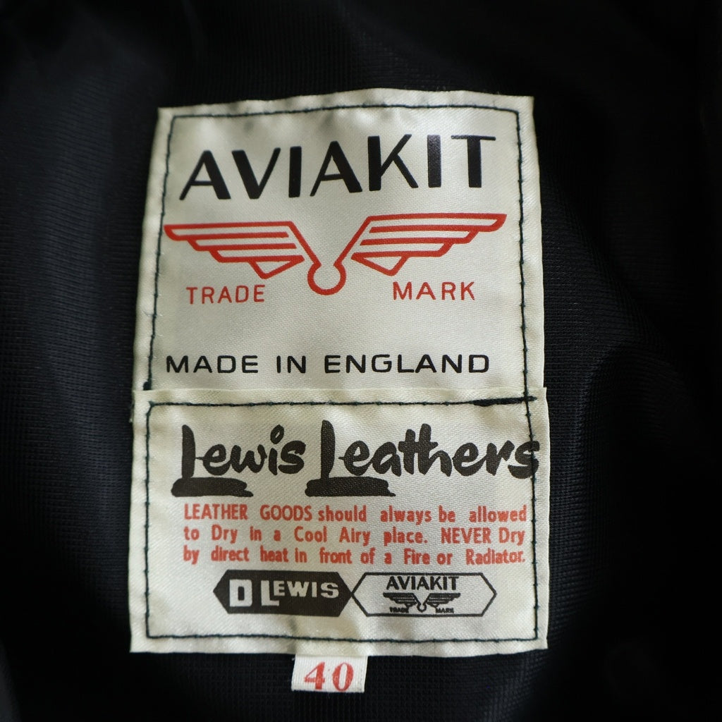 Lewis Leathers(ルイスレザー) 402ライトニングレザー ジャケット ダブルライダースジャケット ブラック -