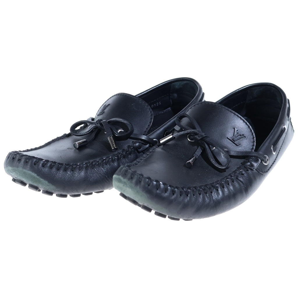 LOUIS VUITTON(ルイヴィトン) ARIZONA 1A441R アリゾナ モカシン モノグラム レザー ローファー ブラック