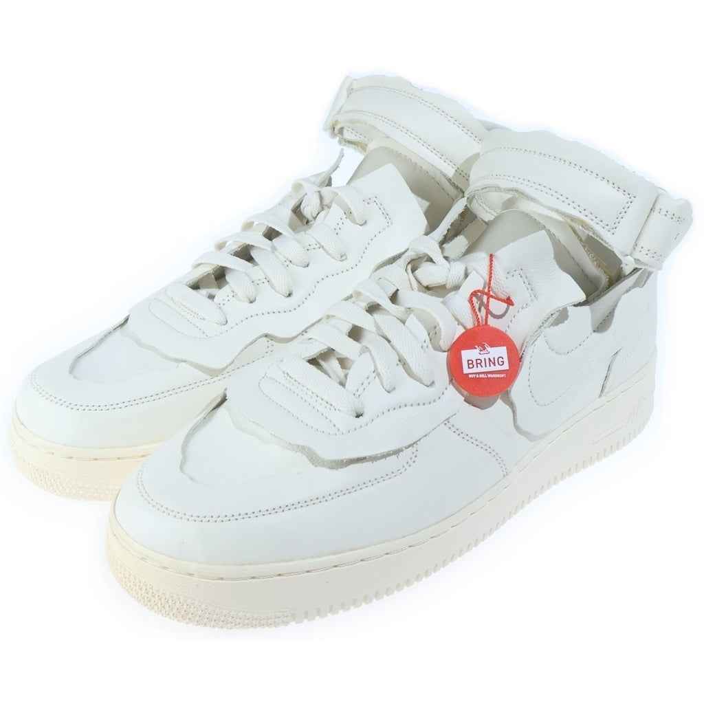 NIKE(ナイキ) ×COMME des GARCONS HOMME PLUS AIR FORCE 1 MID コムデギャルソンオムプリュス エアフォース1 ミッドカットスニーカー ホワイト US11/29cm DC3601-100
