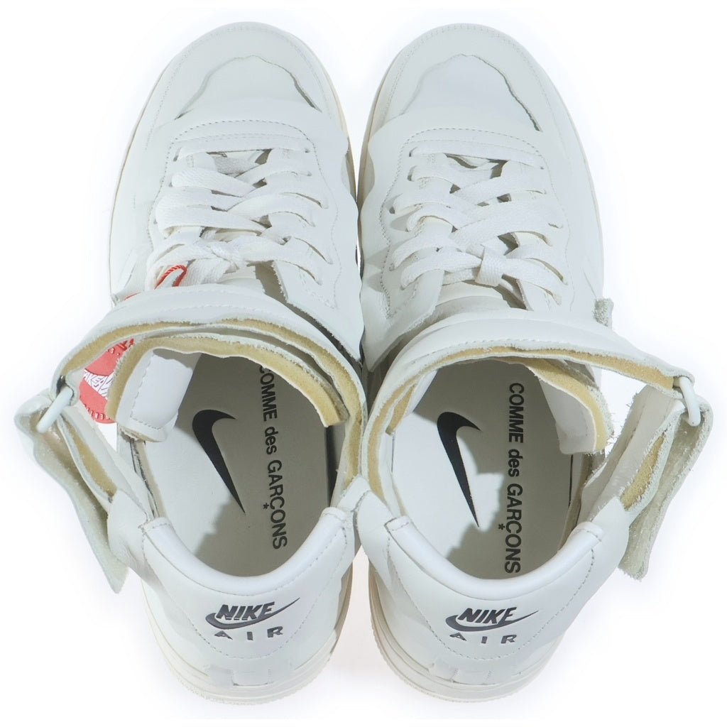 NIKE(ナイキ) ×COMME des GARCONS HOMME PLUS AIR FORCE 1 MID コムデギャルソンオムプリュス エアフォース1 ミッドカットスニーカー ホワイト US11/29cm DC3601-100