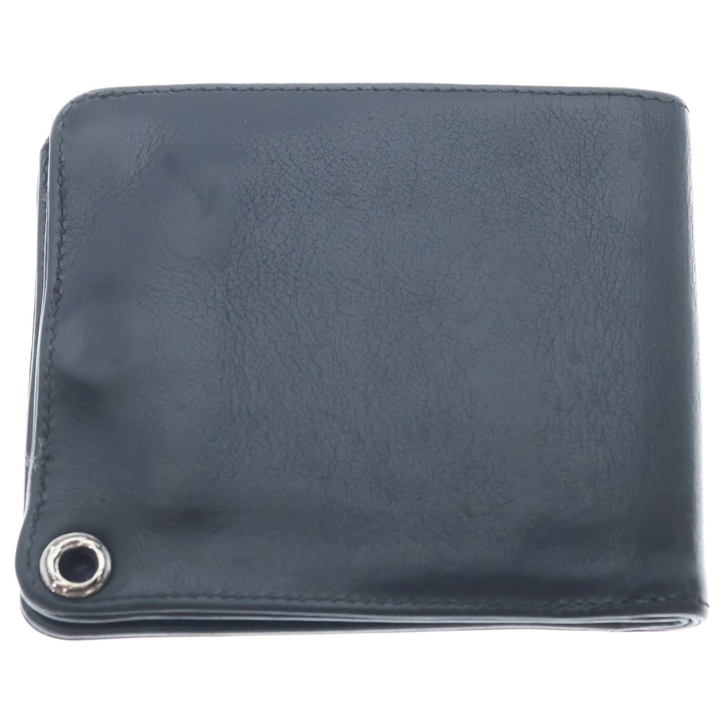 CHROME HEARTS(クロムハーツ) 1SNAP 1スナップ クロス ボールボタン レザーウォレット 財布 ブラック BCA361