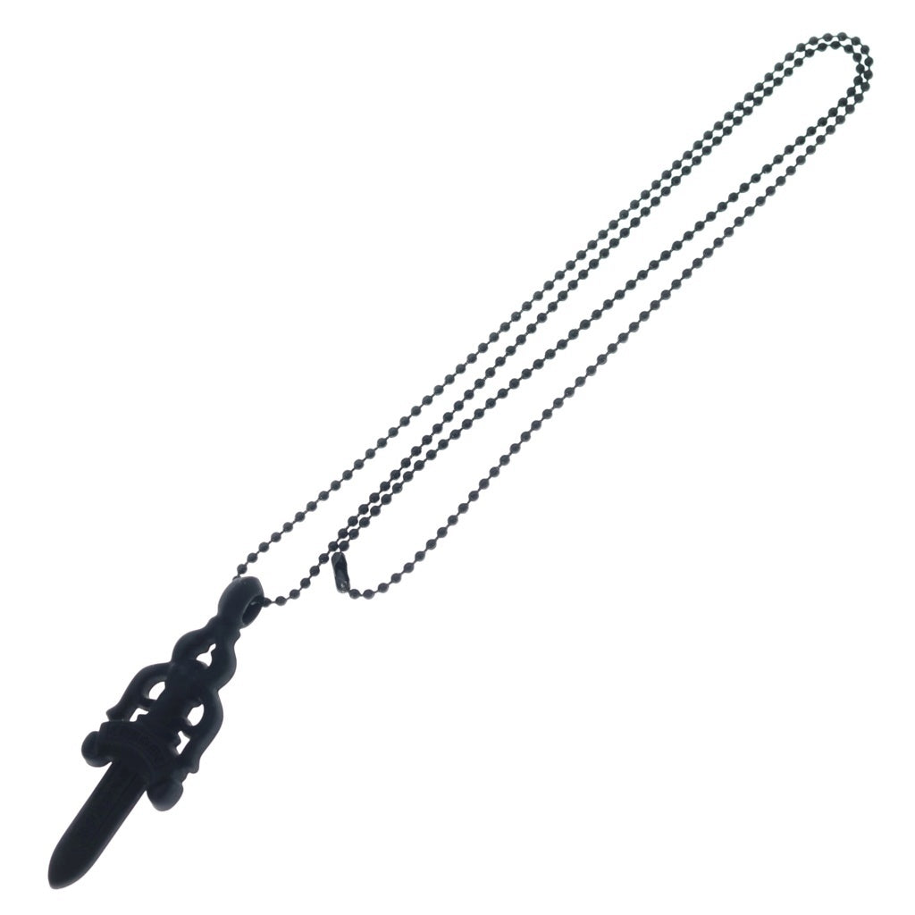 CHROME HEARTS(クロムハーツ) RUBBER LARGE DAGGER ラージダガー ラバーネックレス シリコン ブラック