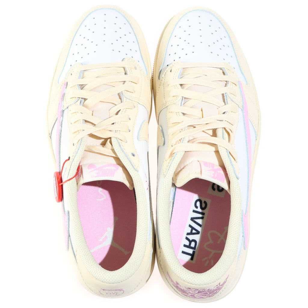 NIKE(ナイキ) ×TRAVIS SCOTT AIR JORDAN 1 RETRO LOW OG IQ7604-100 エアジョーダン1 ローカットスニーカー US11.5/29.5cm