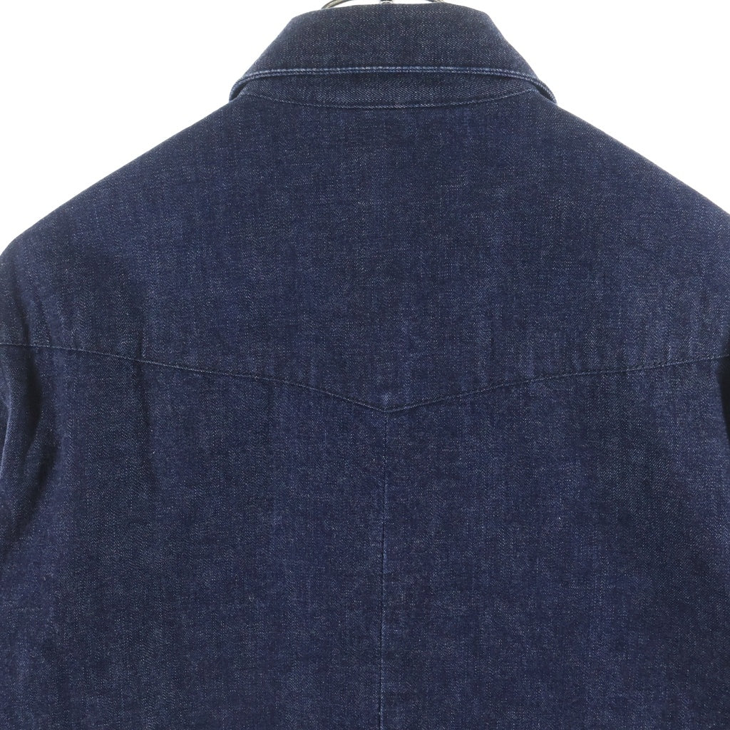 CHROME HEARTS(クロムハーツ) Y NOT DENIM WESTERN ワイノット デニムウエスタンシャツ クロスパッチ 長袖シャツ インディゴ JVP