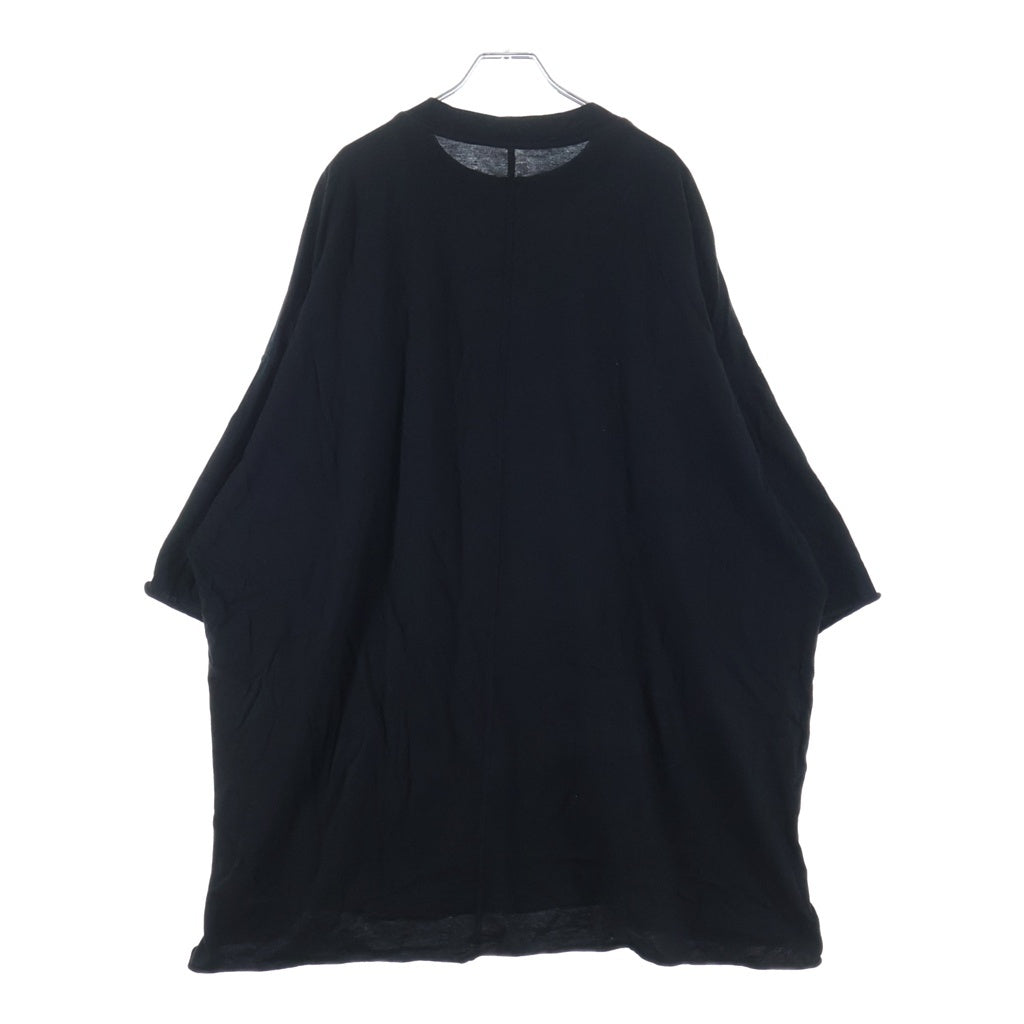 Rick Owens(リックオウエンス) TOMMY T トミー オーバーサイズ 半袖Tシャツ カットソー ブラック DU01E3259-RN