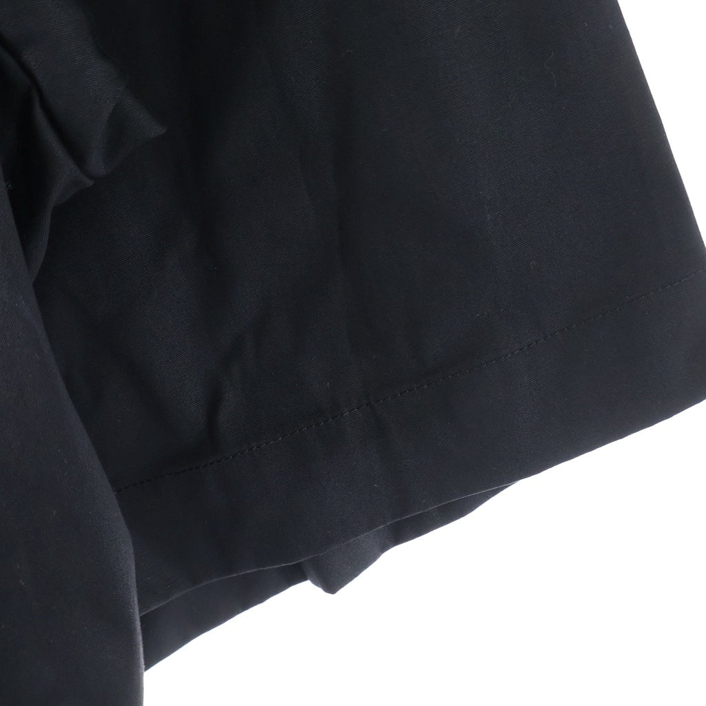 Rick Owens(リックオウエンス) 23SS EDFU期 Magnum Shirt コットン マグナムシャツ 半袖シャツ ブラック RR01C4712-TE