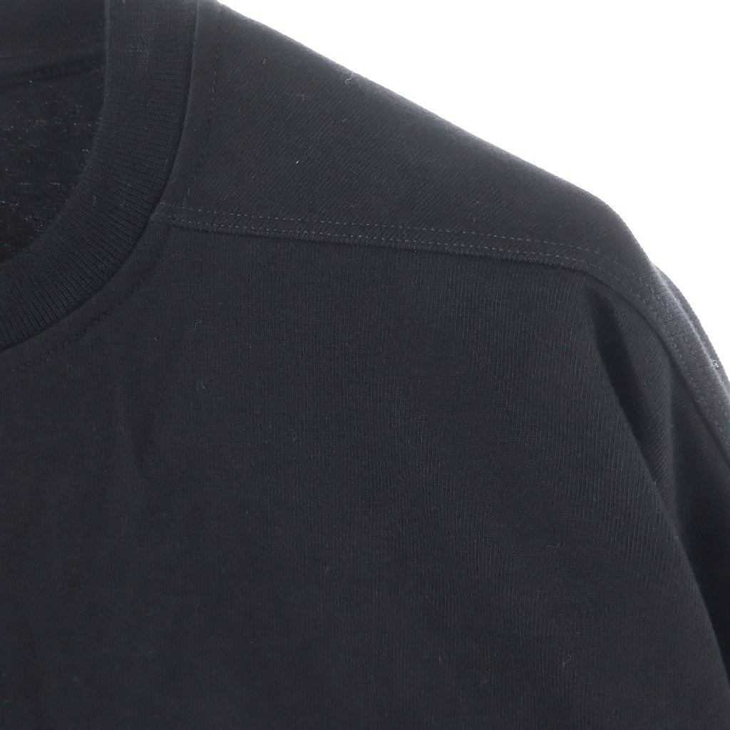 Rick Owens(リックオウエンス) 25SS TOMMT-T トミー オーバーサイズ 半袖Tシャツ カットソー ブラック RU01E5283-BA