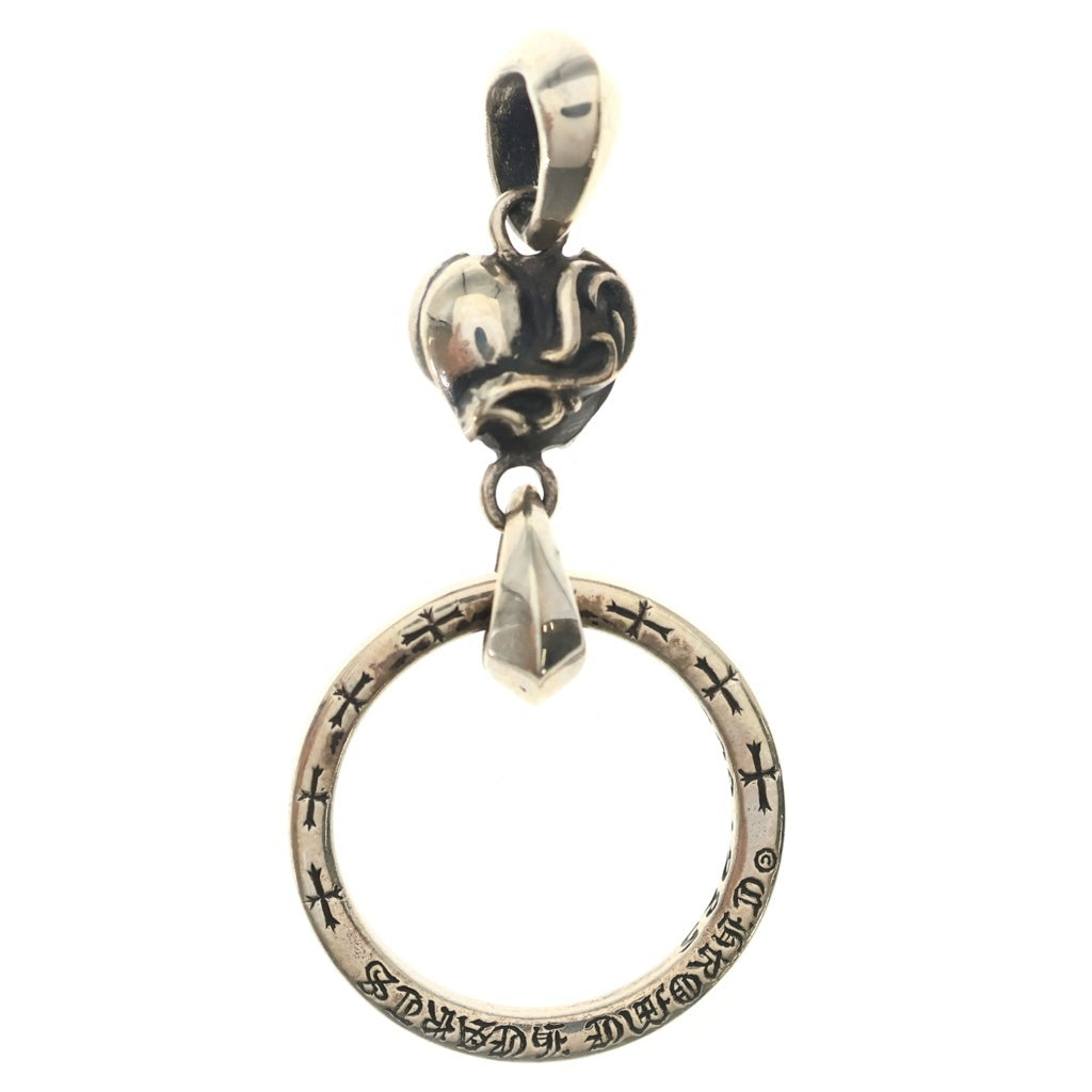 CHROME HEARTS(クロムハーツ) EWLP NTFL HEART ハート アイウェアループ ペンダントトップ シルバー BCA258