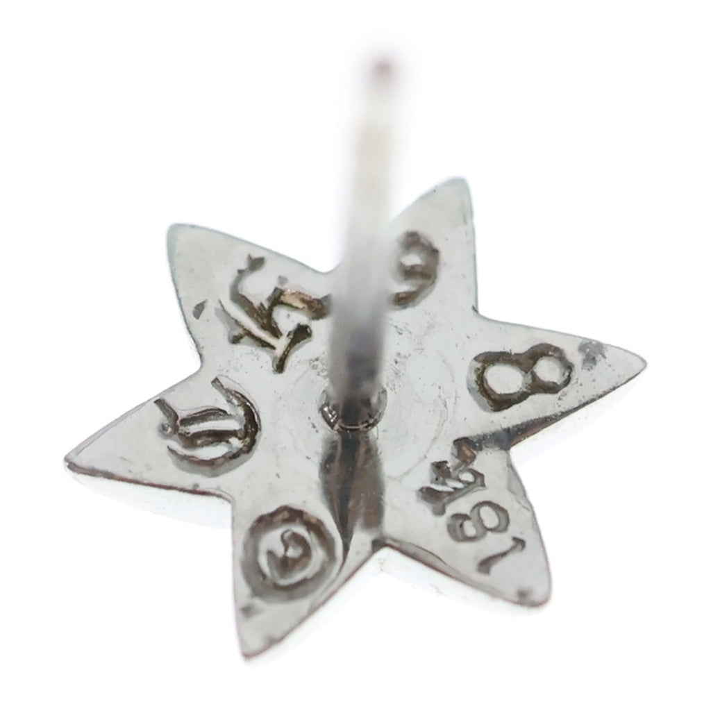 CHROME HEARTS(クロムハーツ) 18KWG CO STAR 1DIA スター 1ダイヤ スタッドピアス ホワイトゴールド