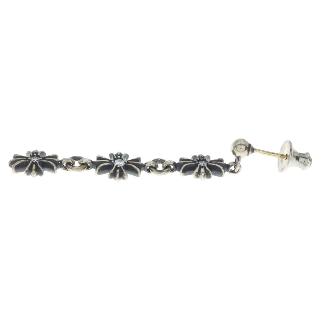 CHROME HEARTS(クロムハーツ) TINY E CH PLS 3 DIA タイニーE CHプラス 両面ダイヤ ピアス シルバー