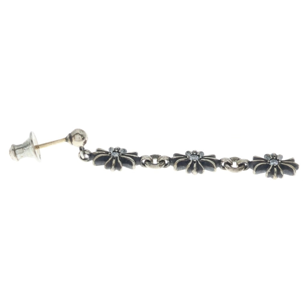 CHROME HEARTS(クロムハーツ) TINY E CH PLS 3 DIA タイニーE CHプラス 両面ダイヤ ピアス シルバー