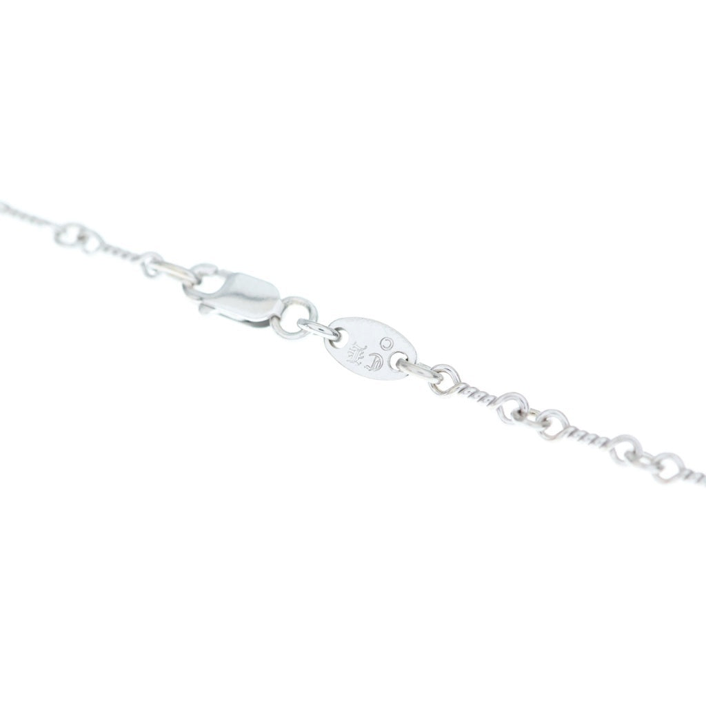 CHROME HEARTS(クロムハーツ) 18KWG NECKCHAIN T20 ツイストチェーンネックレス 20inch ホワイトゴールド BCA003