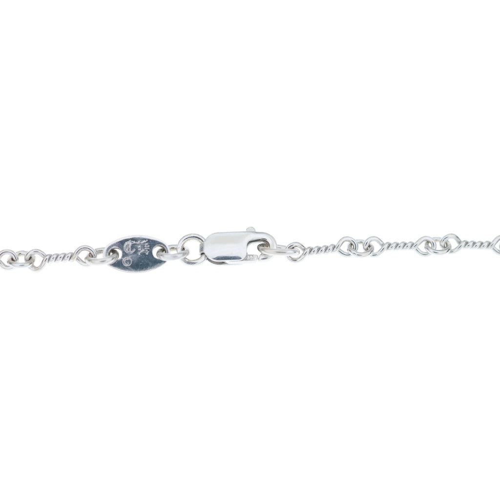 CHROME HEARTS(クロムハーツ) 18KWG NECKCHAIN T20 ツイストチェーンネックレス 20inch ホワイトゴールド BCA003
