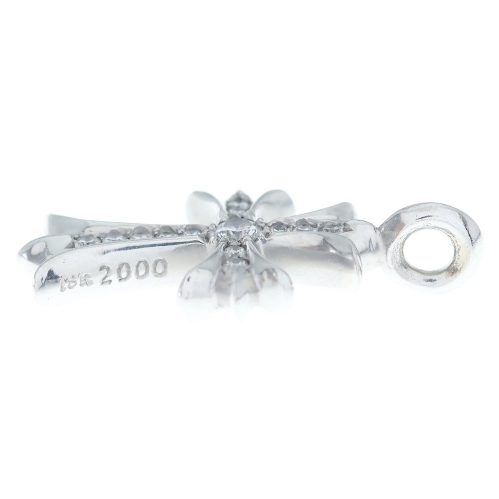 CHROME HEARTS(クロムハーツ) 18KWG TNY CRSF P/DIA タイニーファットクロス PAVEダイヤ ペンダントトップ ホワイトゴールド BCA008