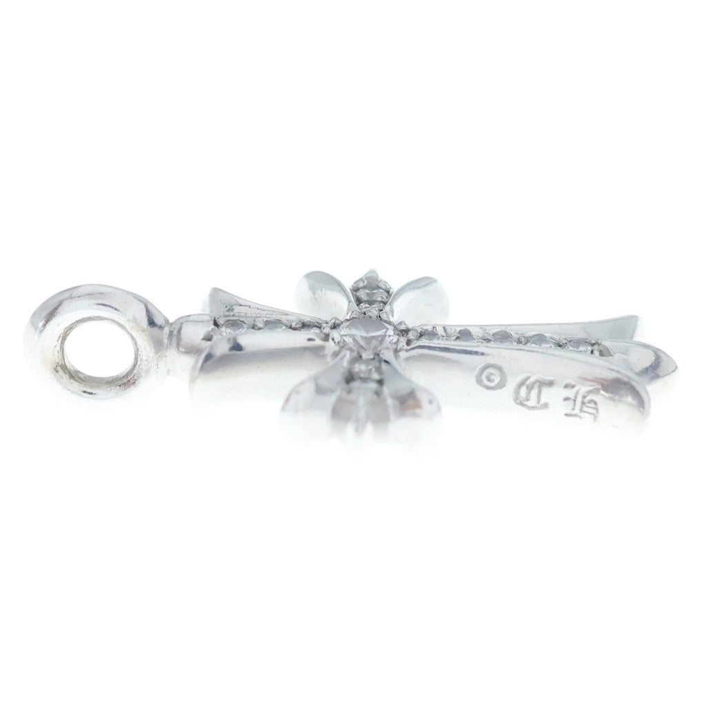 CHROME HEARTS(クロムハーツ) 18KWG TNY CRSF P/DIA タイニーファットクロス PAVEダイヤ ペンダントトップ ホワイトゴールド BCA008
