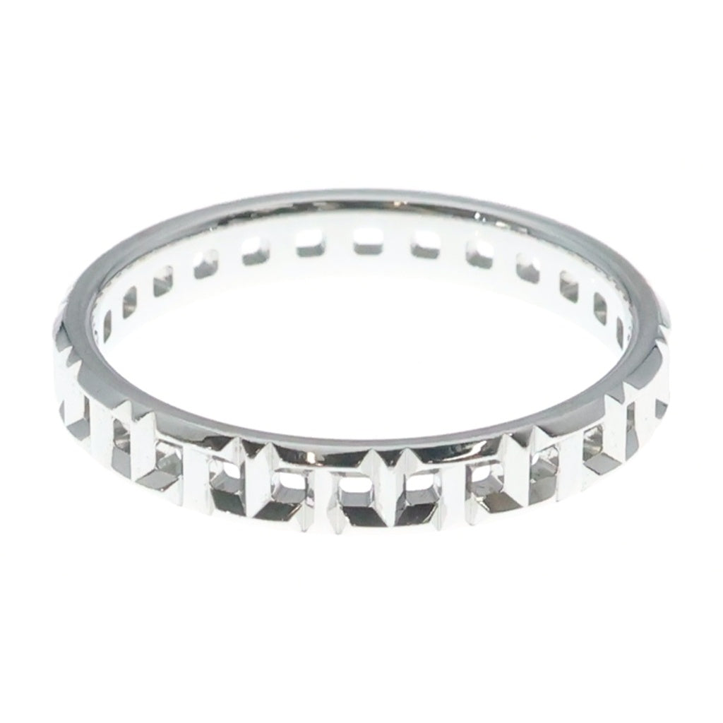 TIFFANY & Co.(ティファニー) K18WG Tトゥルー ナロー リング ホワイトゴールド