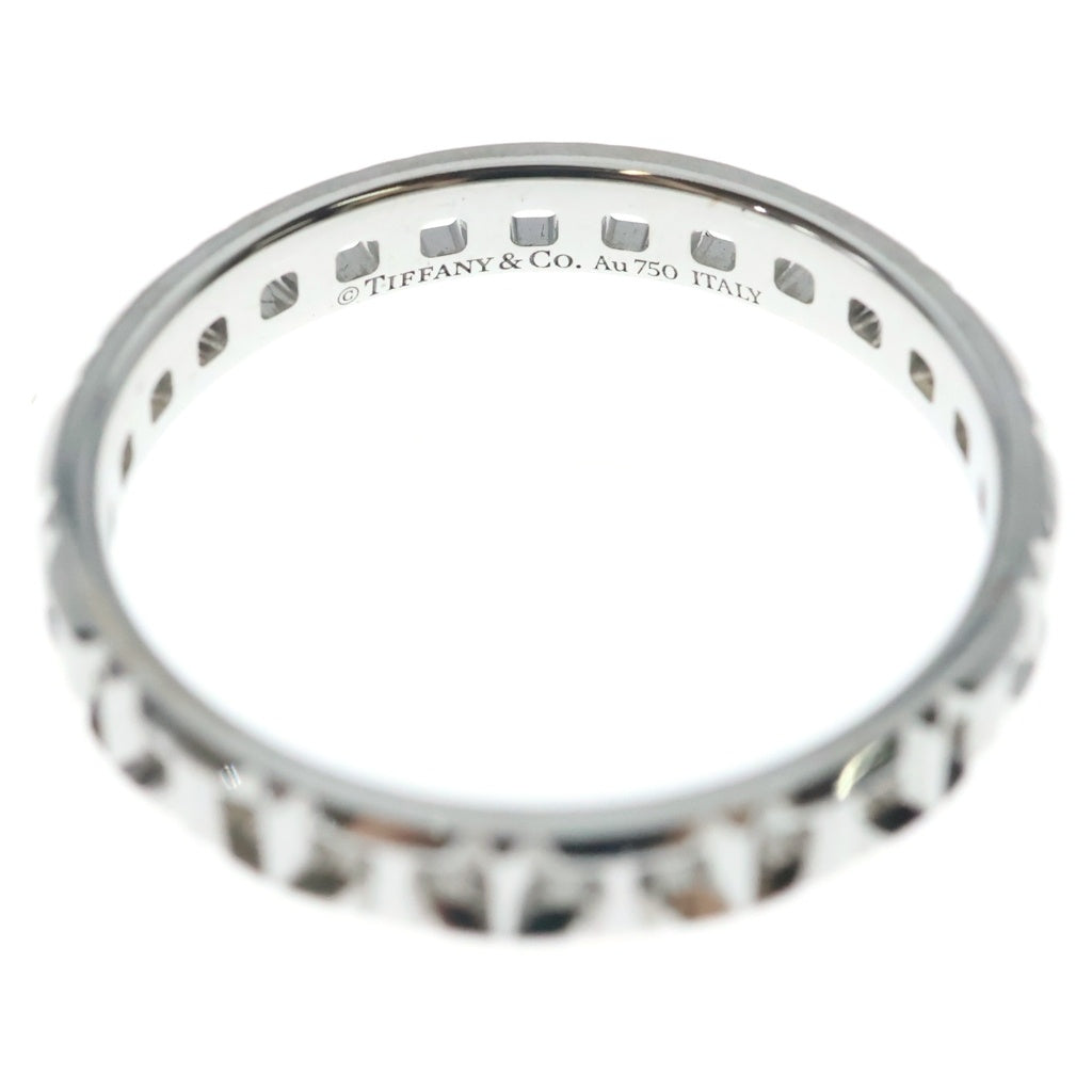 TIFFANY & Co.(ティファニー) K18WG Tトゥルー ナロー リング ホワイトゴールド