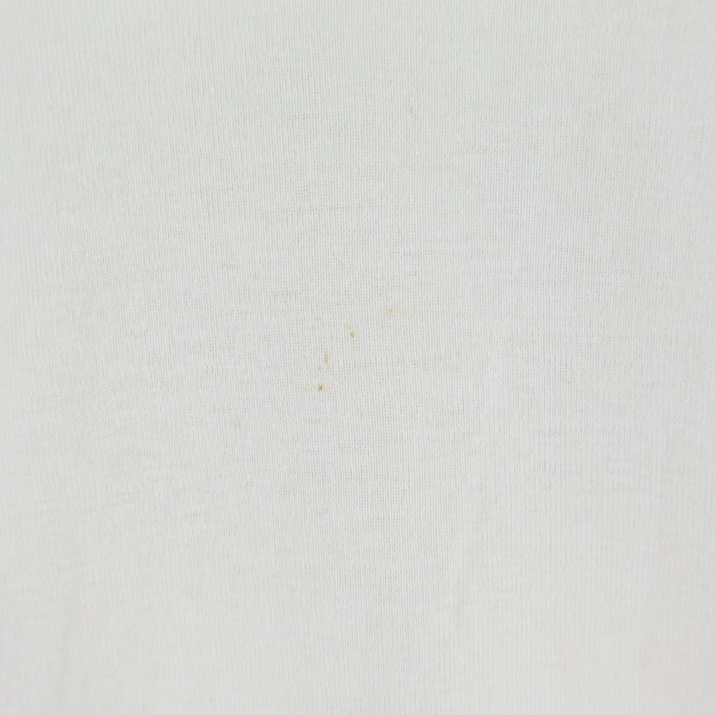 CHROME HEARTS(クロムハーツ) OLD 星条旗 ネックロゴデザイン ラグランスリーブ クルーネック ロングスリーブ 長袖Tシャツ カットソー ホワイト/グレー