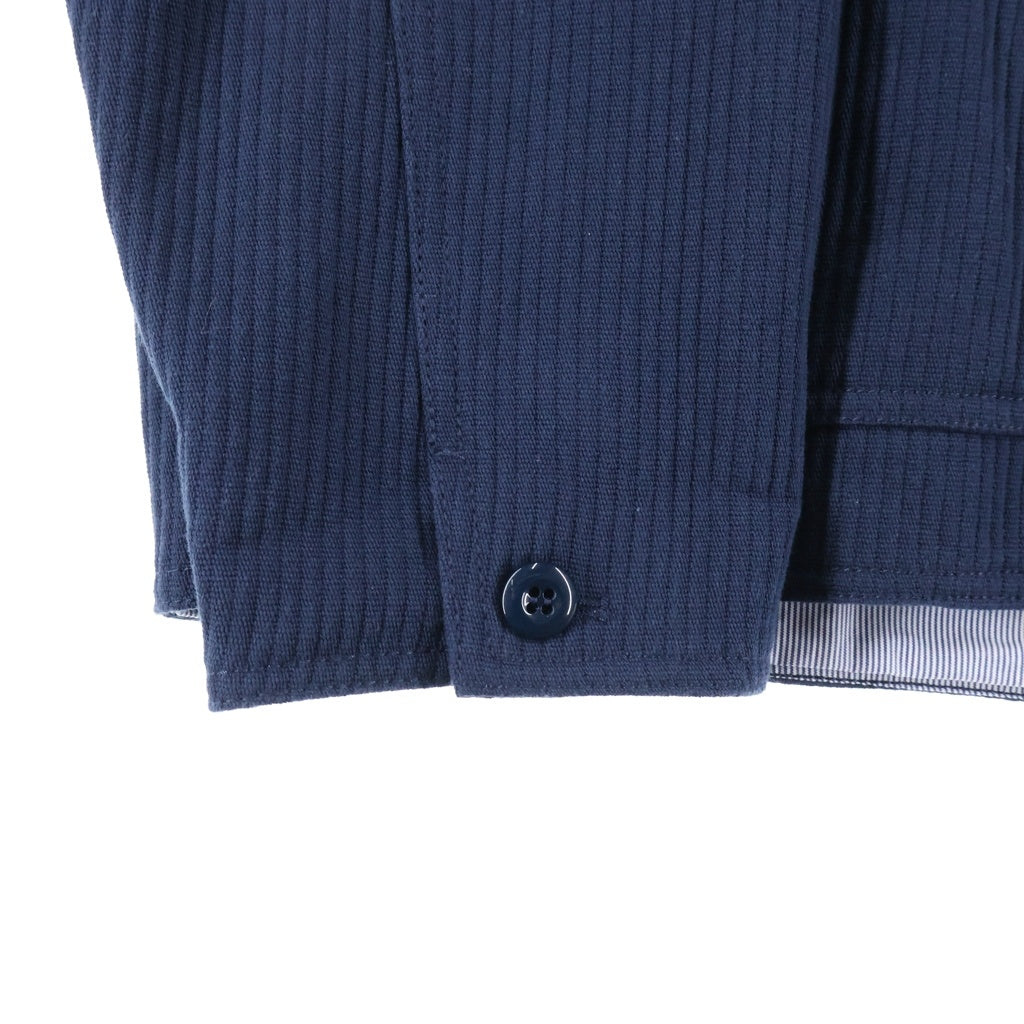 KENZO(ケンゾー) ロゴ刺繍 コットン 3B テーラードジャケット ネイビー