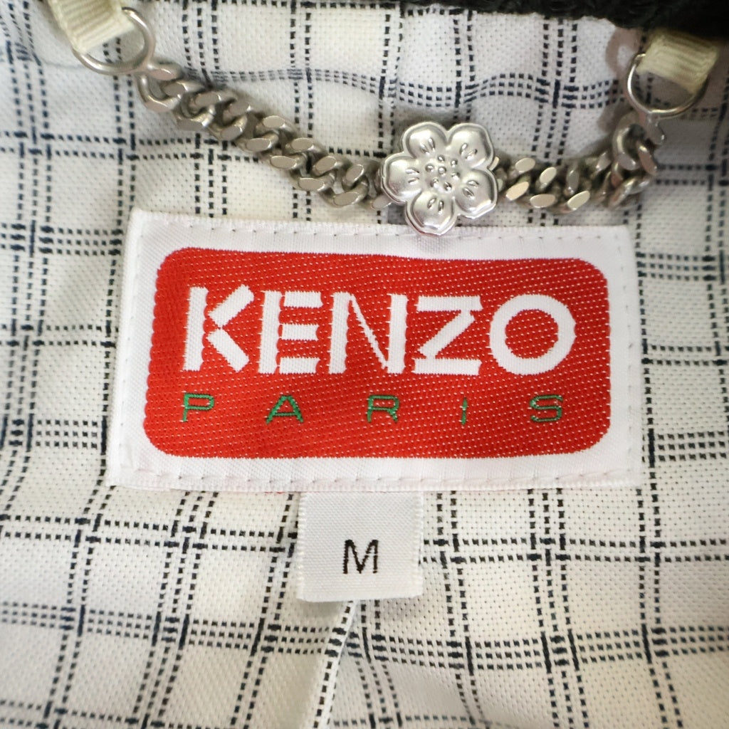 KENZO(ケンゾー) ハリントン スタンドカラー ジップアップ ラグランスリーブ ジャケット ブルゾン カーキ