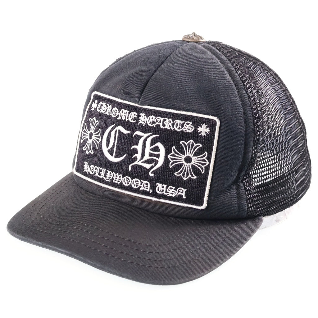 CHROME HEARTS(クロムハーツ) TRUCKER CAP CHパッチ メッシュ トラッカーキャップ 帽子 ブラック