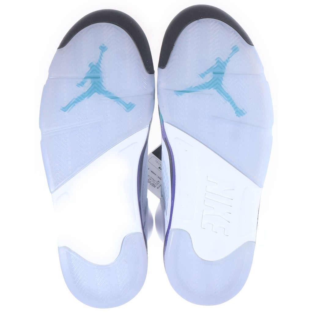 NIKE(ナイキ) AIR JORDAN 5 RETRO GRAPE 2025 エアジョーダン5 レトロ グレープ ハイカットスニーカー ホワイト/パープル US9/27cm HQ7978-100