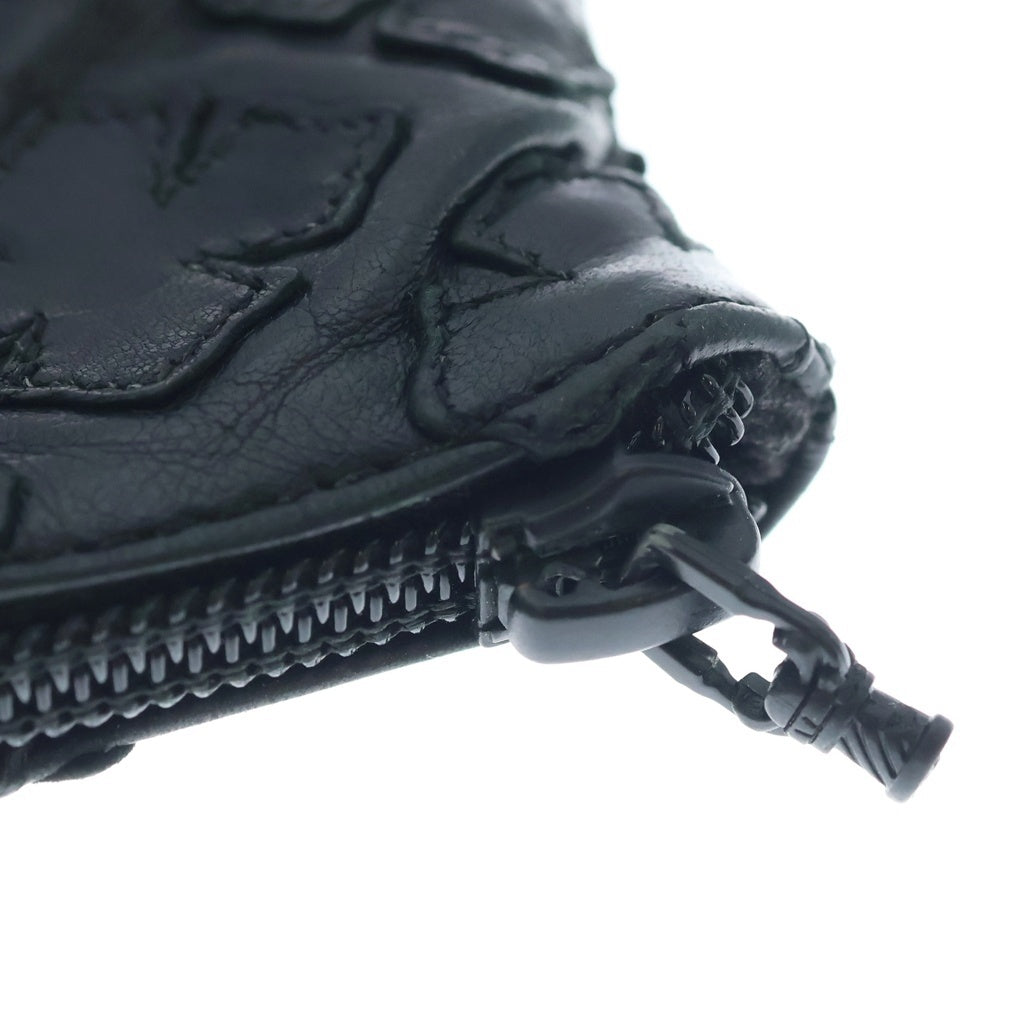 CHROME HEARTS(クロムハーツ) CHプラスパッチ レザー アイウェアケース メガネケース ブラック
