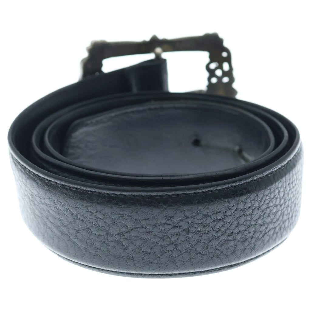 CHROME HEARTS(クロムハーツ) BLT FILIGREE OTJ フィリグリーOTJバックル レザーベルト シルバー BCA355