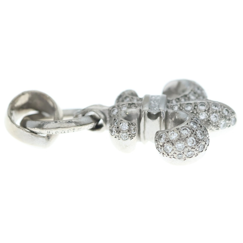 CHROME HEARTS(クロムハーツ) 18KWG BS FLUER P/DIA BSフレア PAVEダイヤ ペンダントトップ ホワイトゴールド