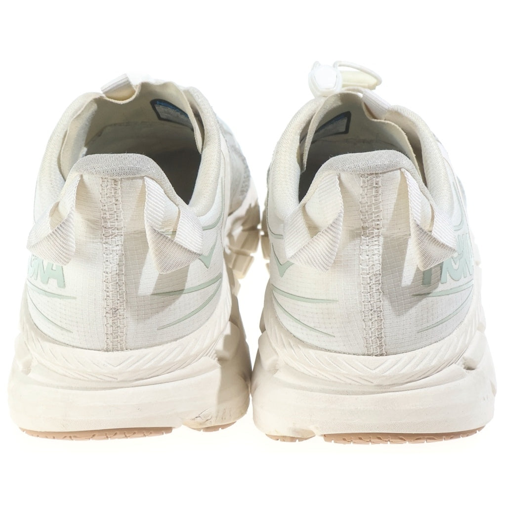 HOKA ONE ONE(ホカオネオネ) ×SATISFY CLIFTON LS CELADON TINT サティスファイ クリフトン セラドンティント ローカットスニーカー ホワイト US9/27cm 1143450-CTWW
