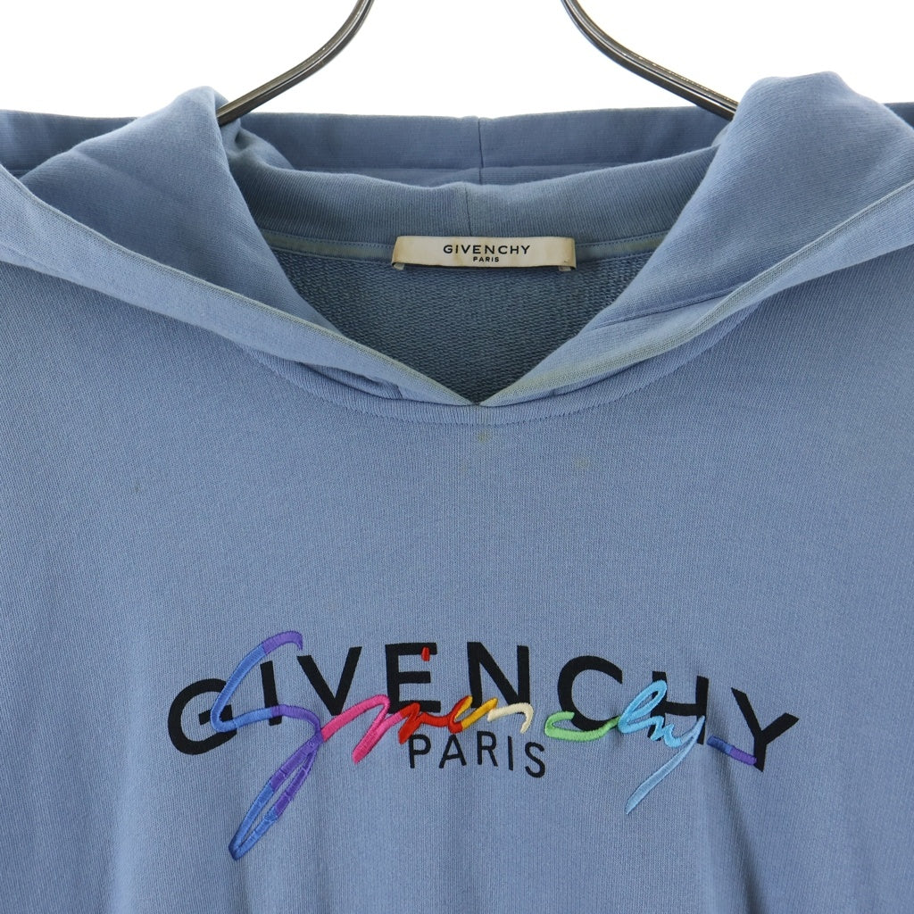 GIVENCHY(ジバンシィ) Vintage Oversized Hoodie ヴィンテージ オーバーサイズ プルオーバーパーカー レディース ブルー BWJ00B3Z2C