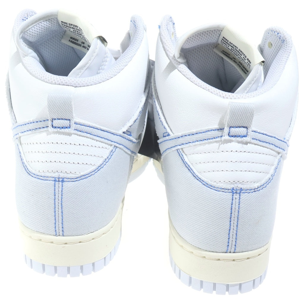 NIKE(ナイキ) DUNK HIGH 1985 ROYAL BLUE ダンク ハイカットスニーカー ホワイト/ブルー US9.5/27.5cm DQ8799-101
