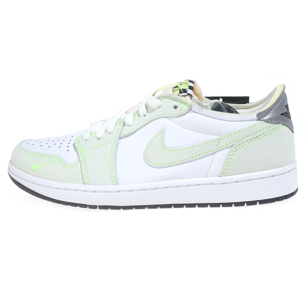 NIKE(ナイキ) AIR JORDAN 1 LOW OG エアジョーダン1 ローカットスニーカー ホワイト/グリーン US9.5/27.5cm DM7837-103