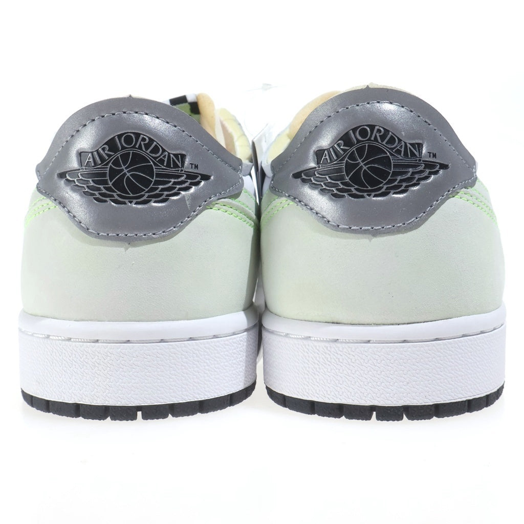 NIKE(ナイキ) AIR JORDAN 1 LOW OG エアジョーダン1 ローカットスニーカー ホワイト/グリーン US9.5/27.5cm DM7837-103