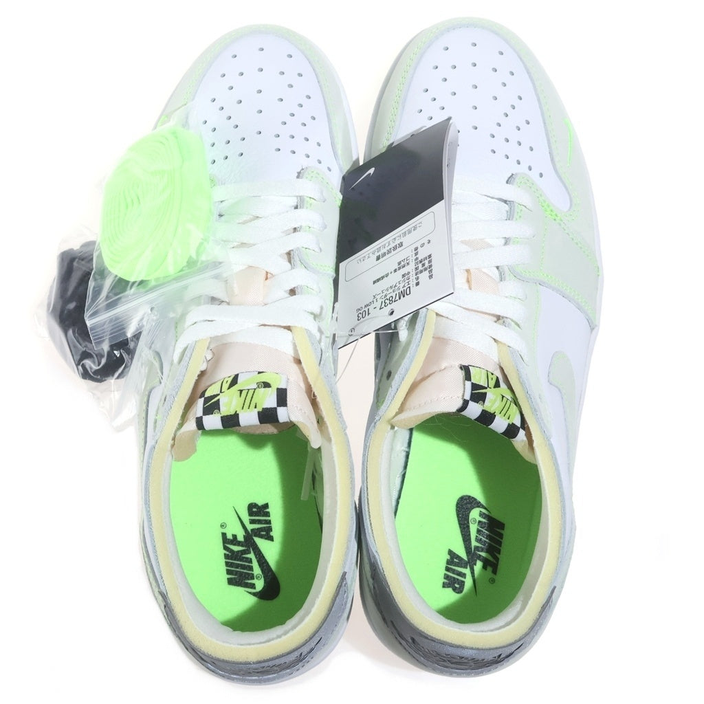 NIKE(ナイキ) AIR JORDAN 1 LOW OG エアジョーダン1 ローカットスニーカー ホワイト/グリーン US9.5/27.5cm DM7837-103