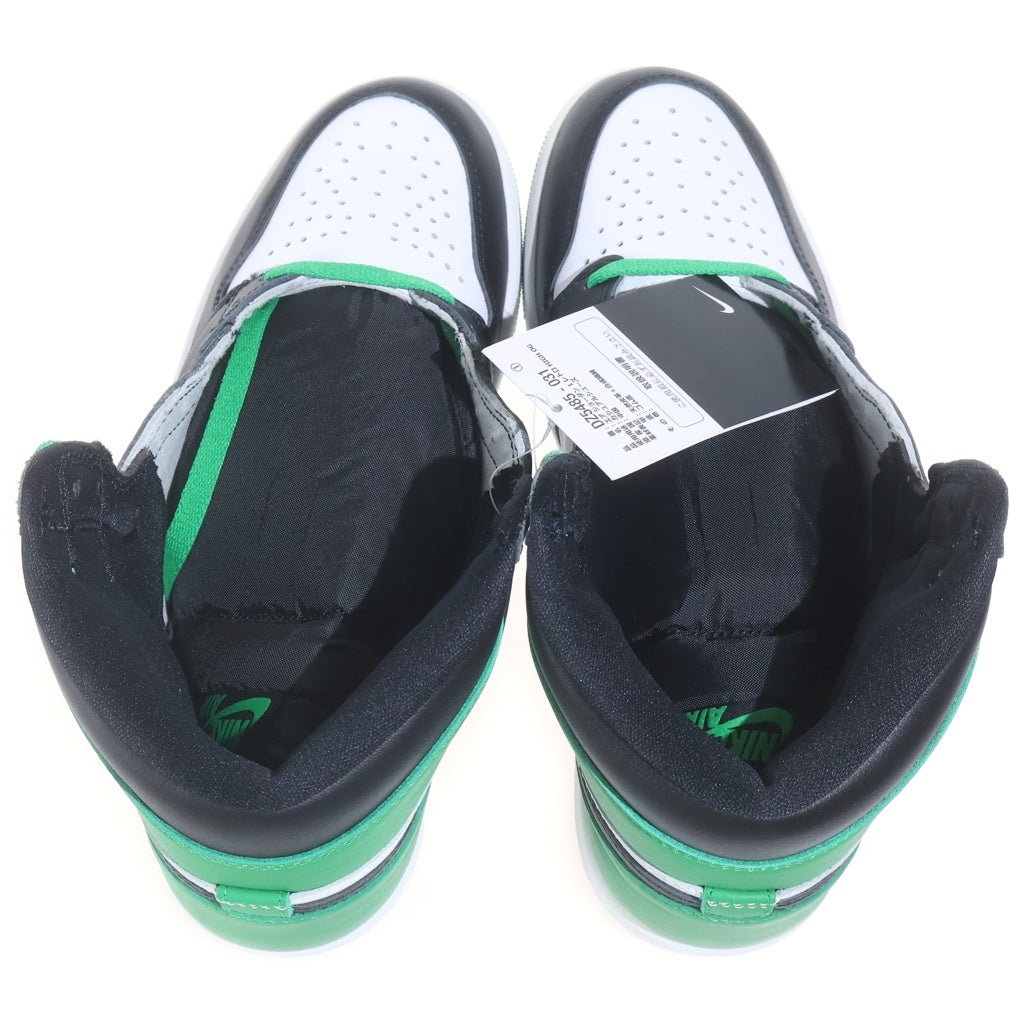 NIKE(ナイキ) AIR JORDAN 1 RETRO HIGH OG エアジョーダン1 レトロ ハイカットスニーカー グリーン/ホワイト US9.5/27.5cm DZ5485-031