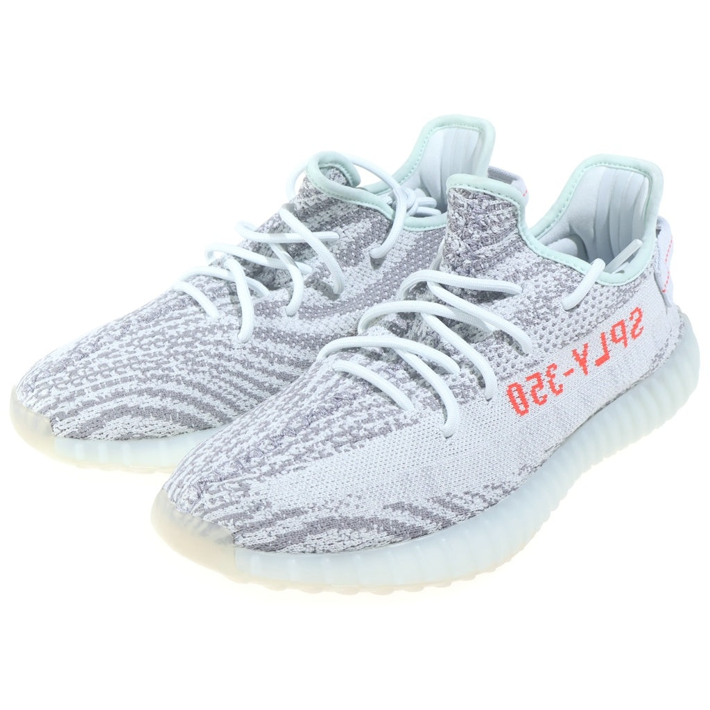 adidas(アディダス) YEEZY BOOST 350 BLUE TINT イージーブースト350 V2 ローカットスニーカー グレー US9.5/27.5cm B37571