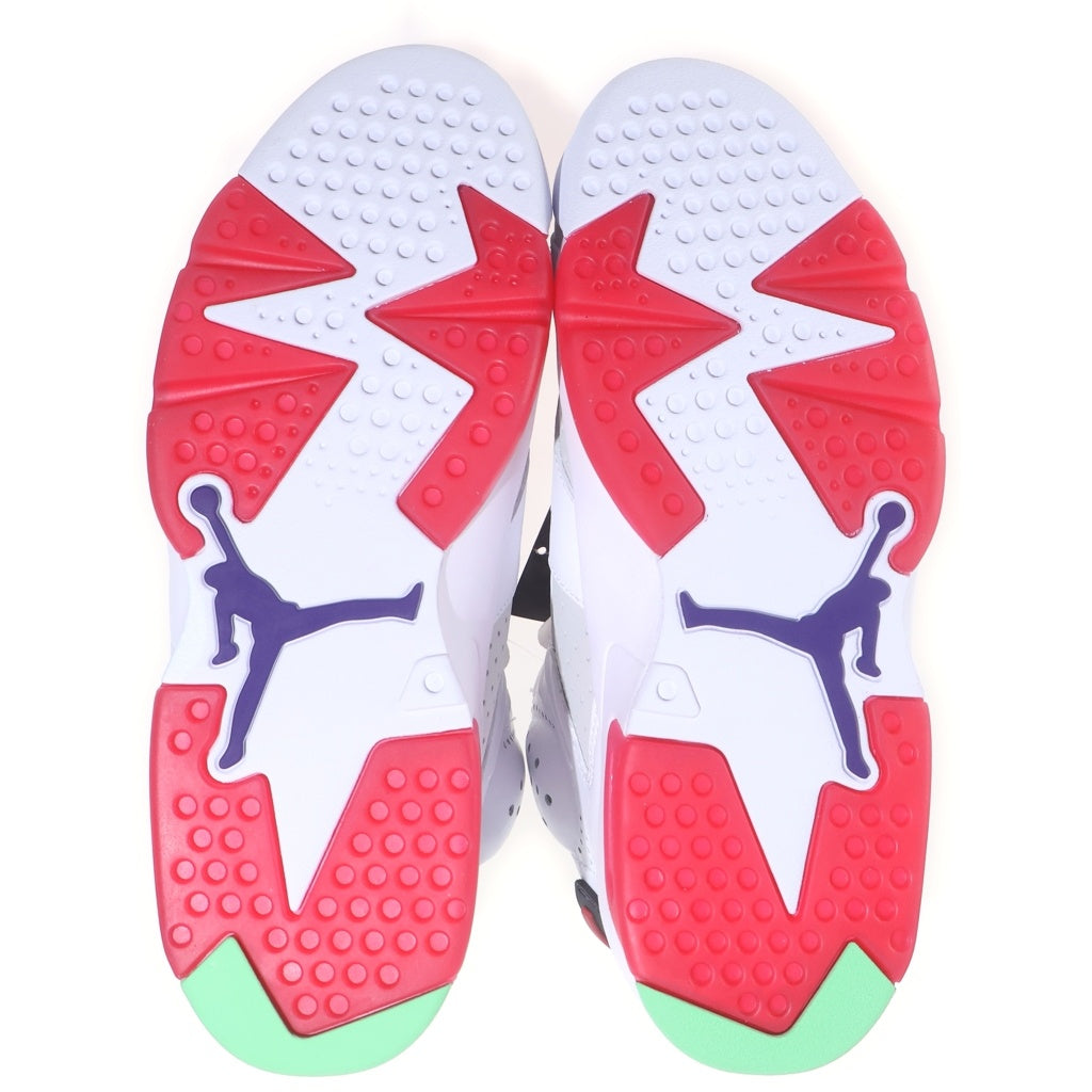 NIKE(ナイキ) AIR JORDAN 6 NEUTRAL GREY/HARE エアジョーダン6 ハイカットスニーカー ホワイト/レッド US9.5/27.5cm CT8529-062