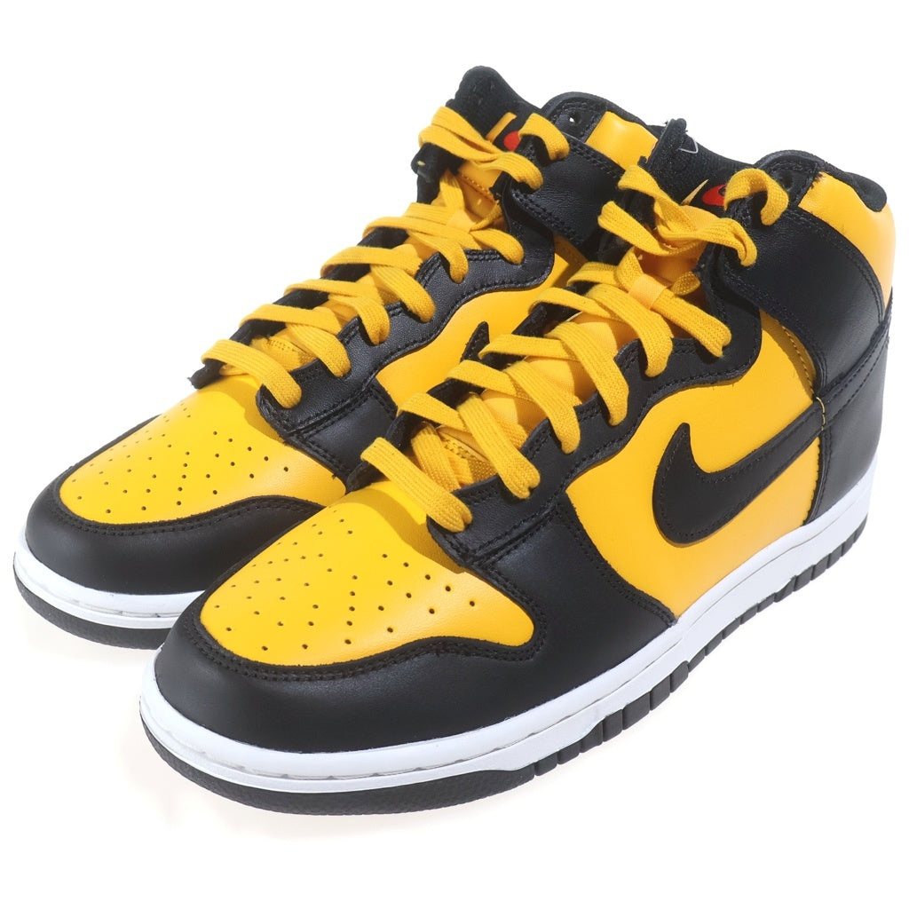 NIKE(ナイキ) DUNK HIGH UNIVERSITY GOLD AND BLACK ダンク ハイカットスニーカー イエロー/ブラック US9.5/27.5cm DD1399-700