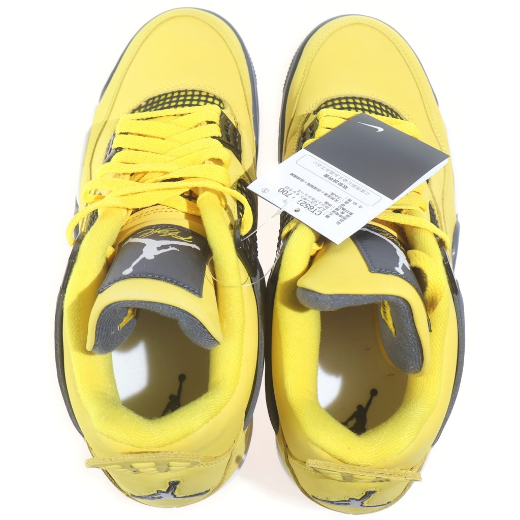 NIKE(ナイキ) AIR JORDAN 4 TOUR YELLOW エアジョーダン4 ローカットスニーカー イエロー US9.5/27.5cm CT8527-700
