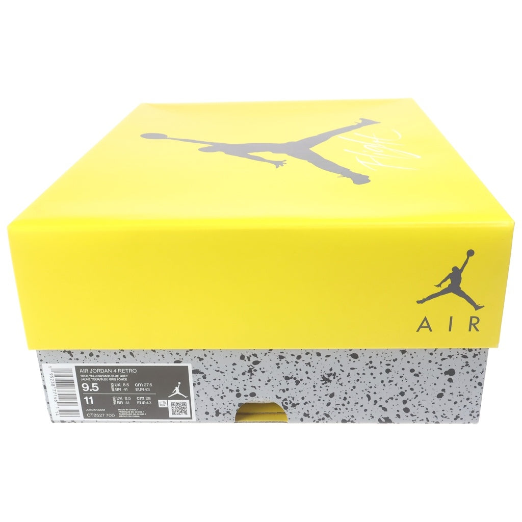 NIKE(ナイキ) AIR JORDAN 4 TOUR YELLOW エアジョーダン4 ローカットスニーカー イエロー US9.5/27.5cm CT8527-700