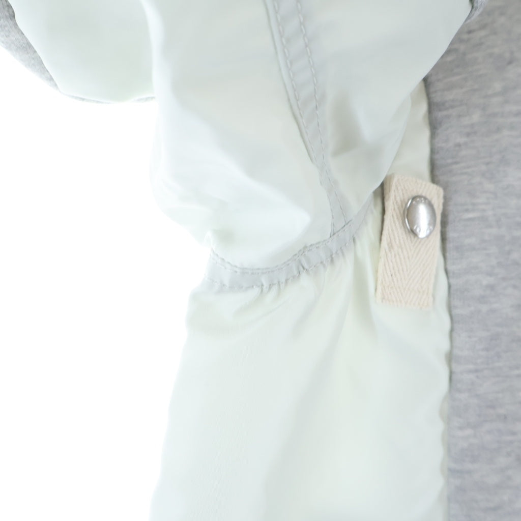 Sacai(サカイ) 25SS ナイロン切替ドッキング プルオーバー スウェット トレーナー グレー SCM-221