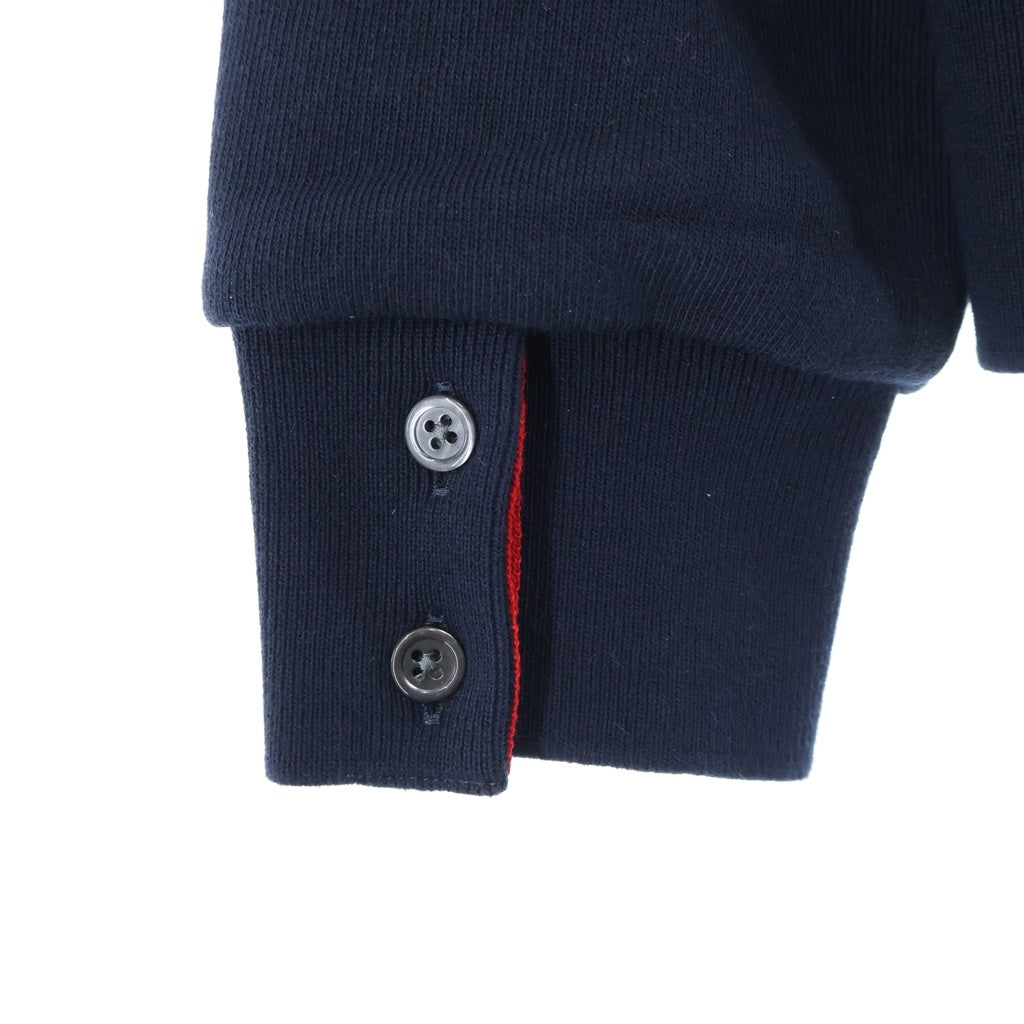 THOM BROWNE(トムブラウン) バックトリコロール ストライプデザイン プルオーバー スウェット トレーナー ネイビー MJT085A-03377-415