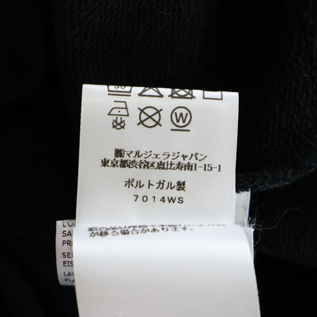 MM6 Maison Margiela(エムエムシックスメゾンマルジェラ) フロントカレンダーパッチデザイン クルーネック ロングスリーブ スウェット トレーナー レディース ブラック S52GU0247 M25025