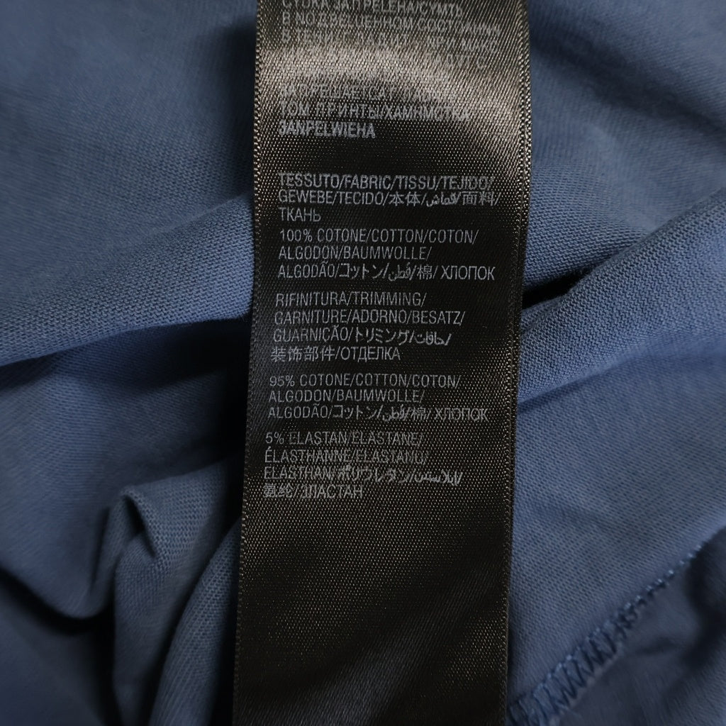 BALENCIAGA(バレンシアガ) 24SS FLAME SHORT SLEEVE T-SHIRT フレイムロゴ半袖Tシャツ カットソー ブルー TQVW7 787349