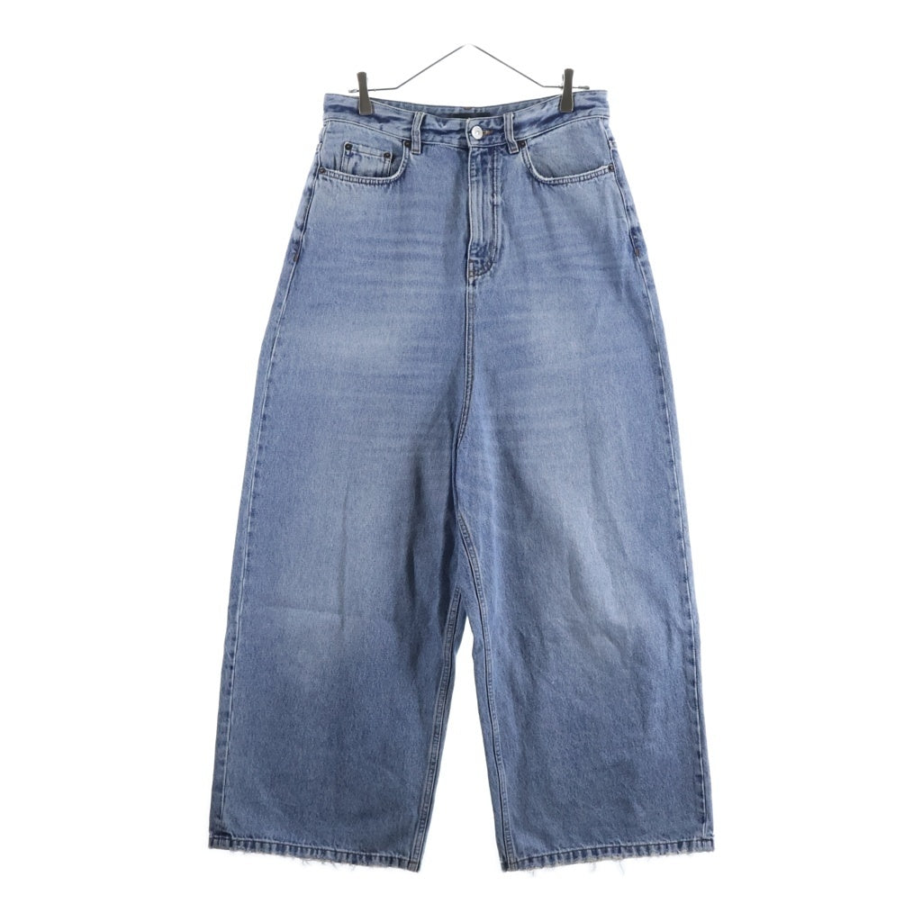 BALENCIAGA(バレンシアガ) 23AW LOW CROTCH JEANS THW25 ロー クロッチ ワイドデニムパンツ ジーンズ インディゴ 697886