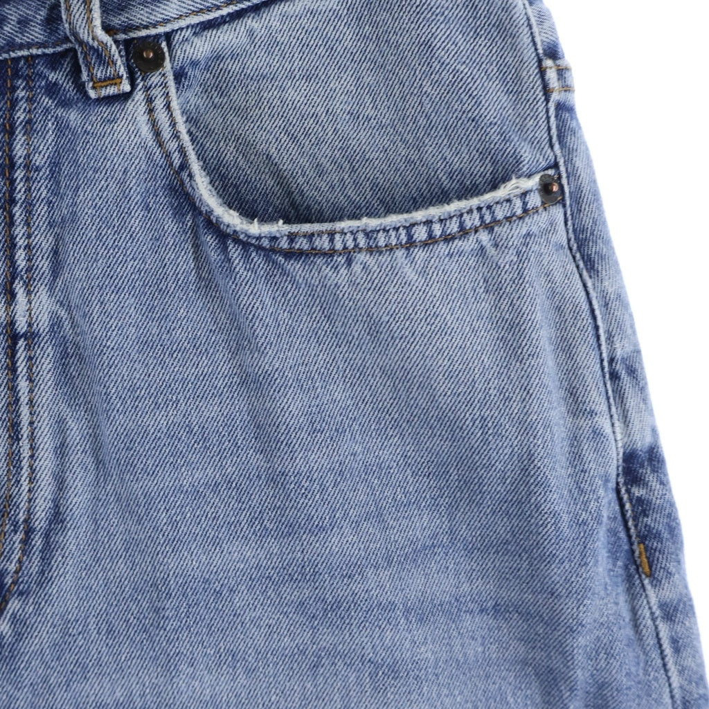 BALENCIAGA(バレンシアガ) 23AW LOW CROTCH JEANS THW25 ロー クロッチ ワイドデニムパンツ ジーンズ インディゴ 697886