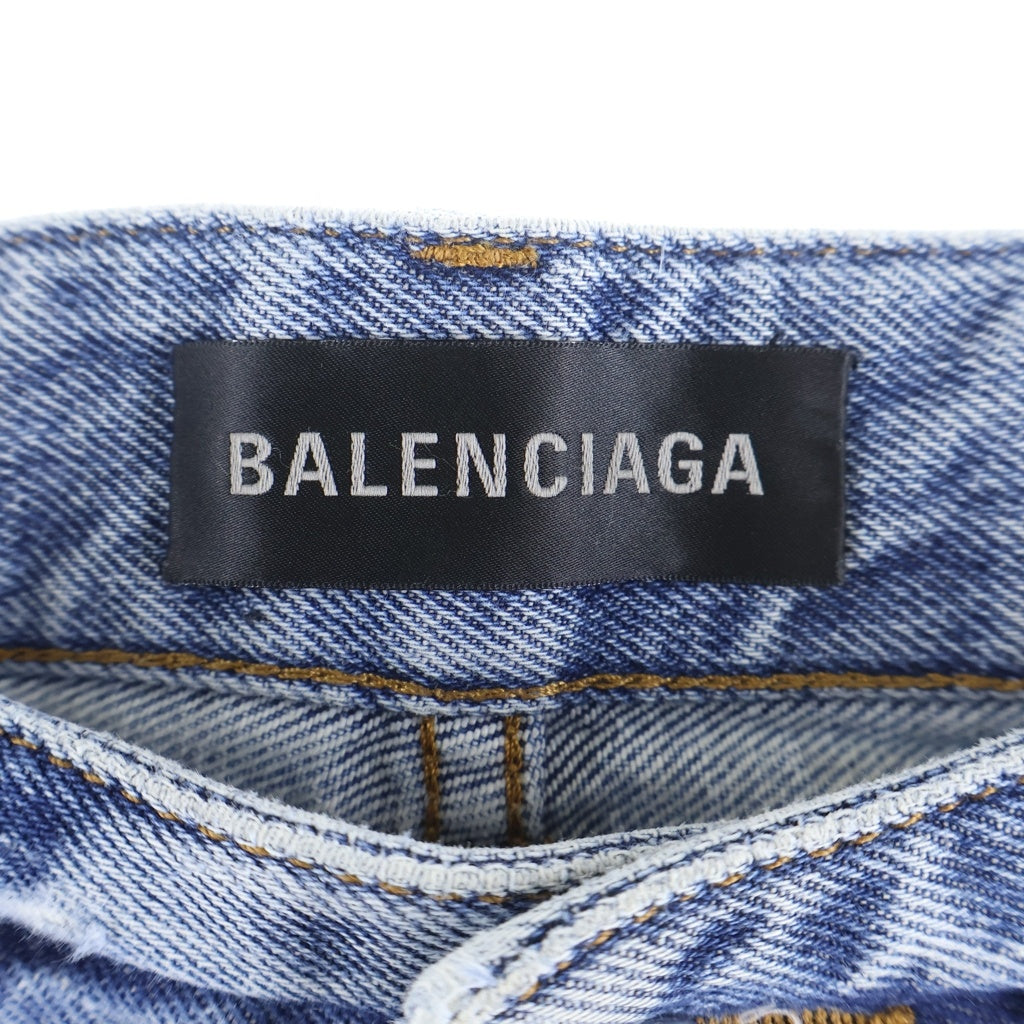 BALENCIAGA(バレンシアガ) 23AW LOW CROTCH JEANS THW25 ロー クロッチ ワイドデニムパンツ ジーンズ インディゴ 697886