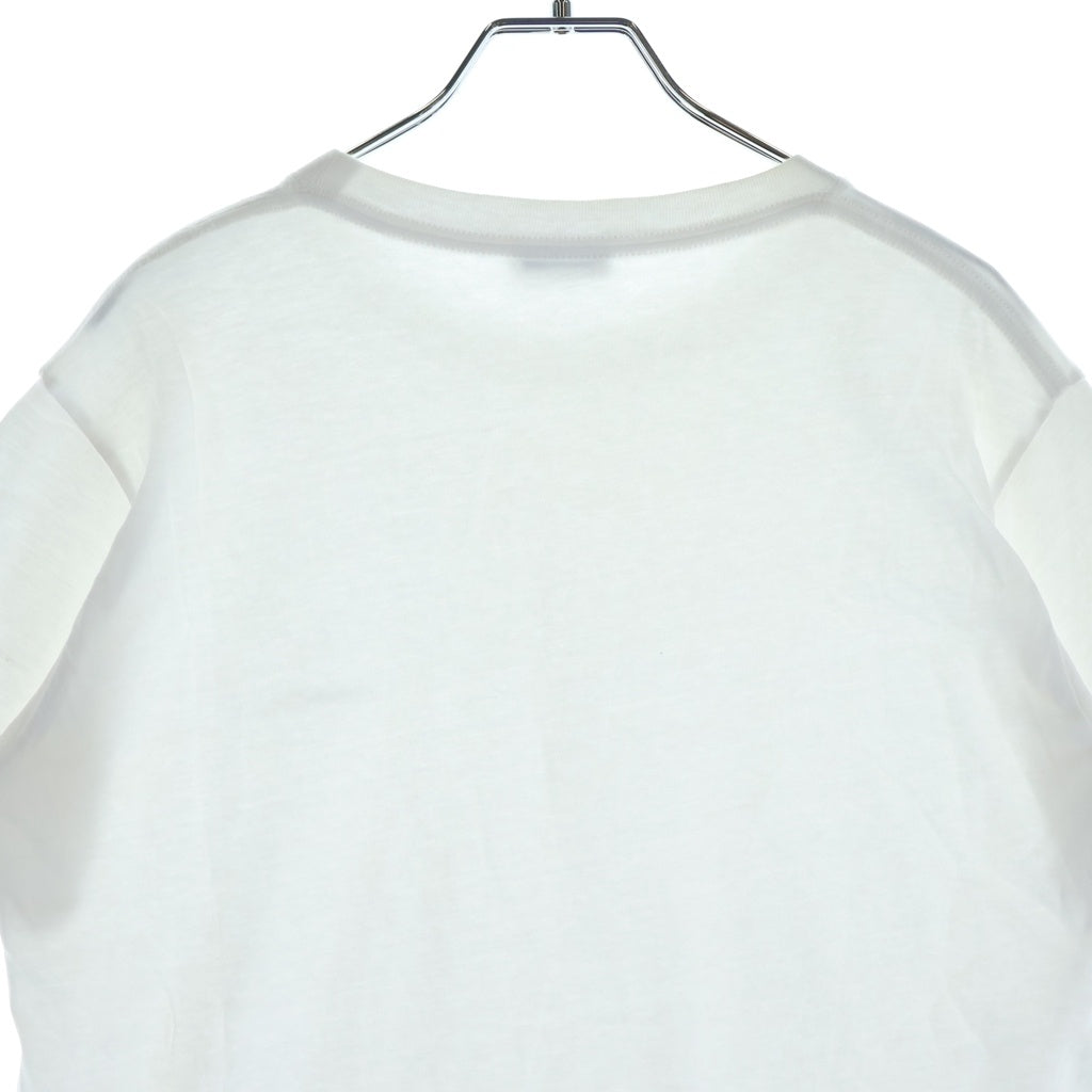 BALENCIAGA(バレンシアガ) ロゴプリント クルーネック 半袖Tシャツ カットソー レディース ホワイト 556107 TYK28